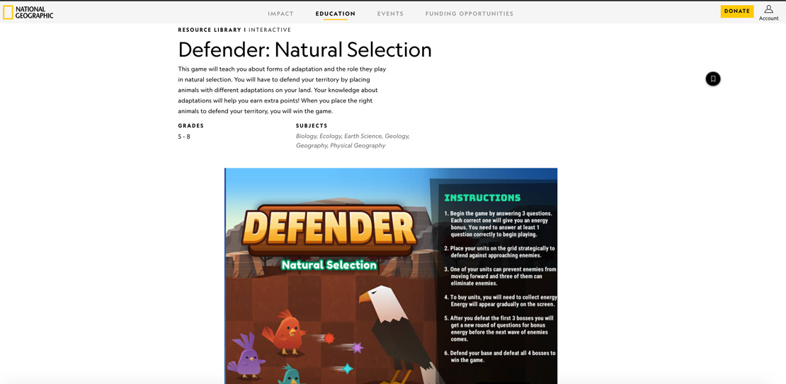 Defender: Natural Selection snapshot