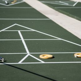 shuffleboard board