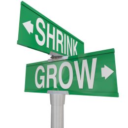 shrink and grow street signs