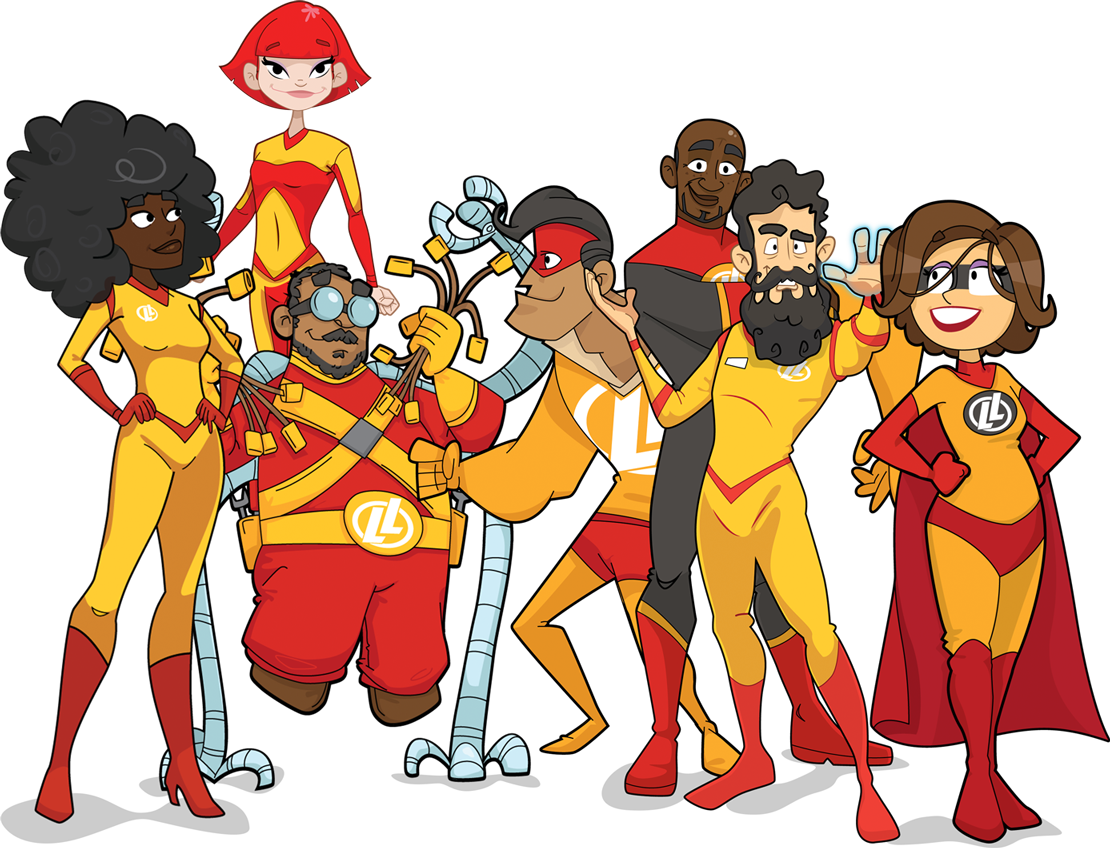 Group of superheros