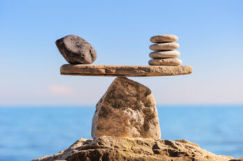 balancing rocks through adding or subtracting them
