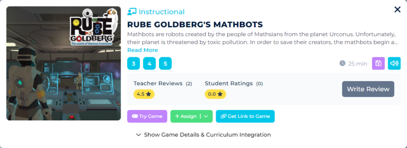 Legends of Learning Launches Educational Games with Rube Goldberg