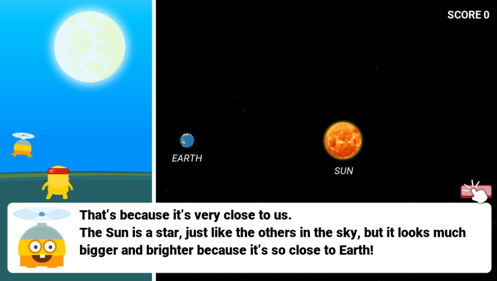 DocDuck: Universe and Stars Elementary Science Game