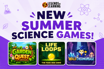 Brand-new summer science games designed to keep students engaged while reinforcing key science concepts through interactive, game-based learning.