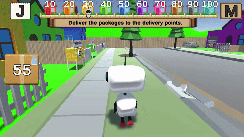 Round and Deliver gameplay showing rounding to nearest 10, 100, 1,000